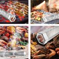 thumbnail image 3 of NSESSHome Pellet Smoker Tube 12in Stainless Steel BBQ Smoke Tube for Hot or Cold Smoking 5 Hours of Billowing smoke,Stainless Steel Pellet Smoker Tube for All Grill or Smoke Tube for Pellet Smoker, 3 of 8
