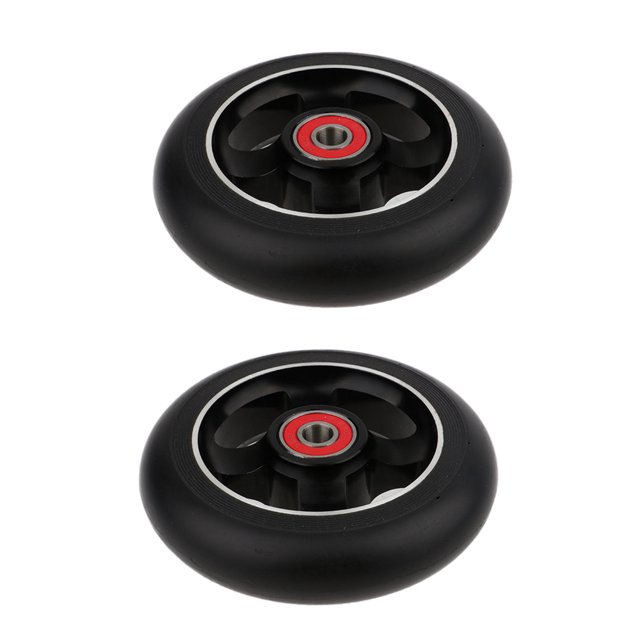 1 Par de Ruedas de Scooter Núcleo de Aleación de Aluminio Ligero Sunnimix rueda de scooter de truco