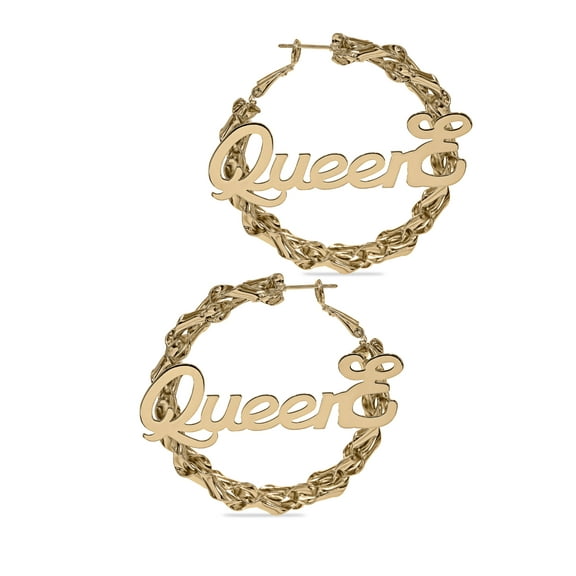 Personalized Script Name Earrings