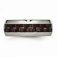 thumbnail image 3 of Titanium Polished Black/Red Carbon Fiber Inlay Ring Size: 10; for Adults and Teens; for Women and Men, 3 of 6