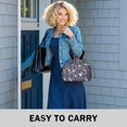 thumbnail image 6 of Rainbow Princess Pattern Drawstring Lunch Bag Women - Drawstring Lunch Bag Insulated for Work Office - Stain-Resistant Large Lunchbags for Women with Multi-Pockets, 6 of 6