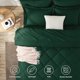 thumbnail image 2 of Set de edredón CozyLux King de microfibra verde esmeralda, 7 piezas, 2 of 8