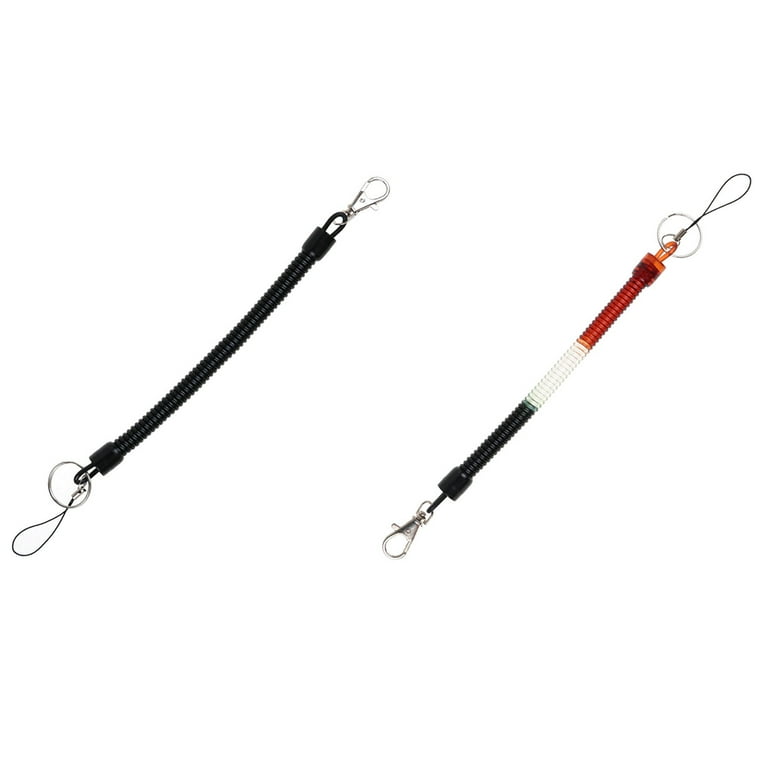 TureClos Wallet Phone Elastic Spring Coiled Plastic Key