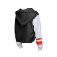 thumbnail image 4 of Women's New Era  Black San Francisco Giants Boxy Lace-Up Hoodie, 4 of 4
