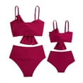 thumbnail image 2 of Baozhu  Mommy and Me Comfy Swimsuit One Pieces/Two Pieces/Three Pieces Matching Bikini Set Girls Swimwear, 2 of 3