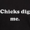 thumbnail image 3 of CafePress - Chicks Dig Me. Dark T Shirt - Men's Classic Graphic Cotton T-Shirt, 3 of 4