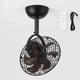 thumbnail image 1 of Ventilador de pared LEDIARY, control remoto de 10 pulgadas, 6 velocidades, ajustable, 1 of 7