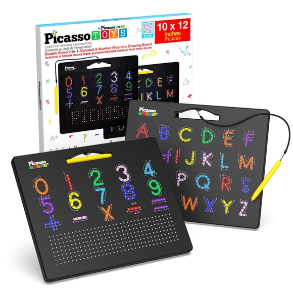 Tablero de dibujo magnético PicassoTiles PTB02 30x25 cm negro