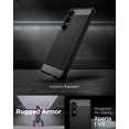 thumbnail image 2 of Funda para teléfono Spigen Rugged Armor para Xperia 1 VII Negro Mate, 2 of 7