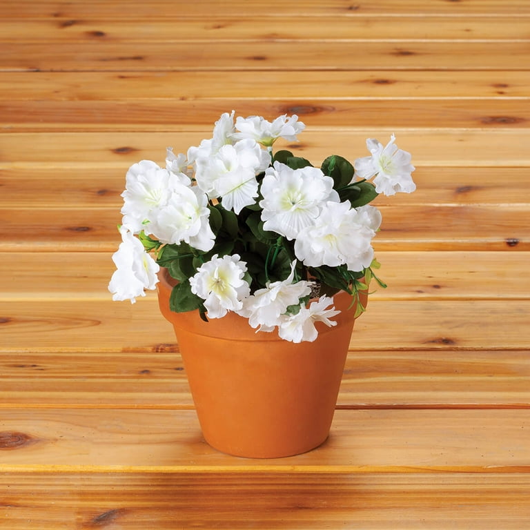 OakRidge Silk Azalea Bush – Artificial Flowers Outdoor Décor