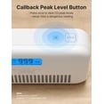 thumbnail image 5 of X-Sense 3-in-1 Carbon Monoxide Detector, with Temperature & Humidity Monitor, Voice Alerts, Replaceable Battery Powered CO Alarm, XC0M-SR, 1-Pack, 5 of 6