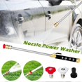 thumbnail image 3 of High Pressure Nozzle Power Washer Spray Wand Lance Nozzle and Hose Kit, 3 of 4