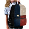 thumbnail image 3 of Uourmeti Polyester School Backpack Daypack With Distressed Texas Flag Design - Spacious for Student Daily Use and Short Travel Trips, 3 of 6