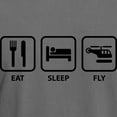 thumbnail image 3 of CafePress - Eat Sleep Fly T Shirt - Mens Comfort Colors Shirt, 3 of 5