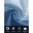 thumbnail image 7 of Blue Ombre Cloth Napkins Set of 8 Reusable Dinner Napkins, Modern Abstract Art Ocean Oil Painting Cocktail Napkin Washable Table Napkins for Wedding/Holiday Party/Baby Shower 20"x20", 7 of 7