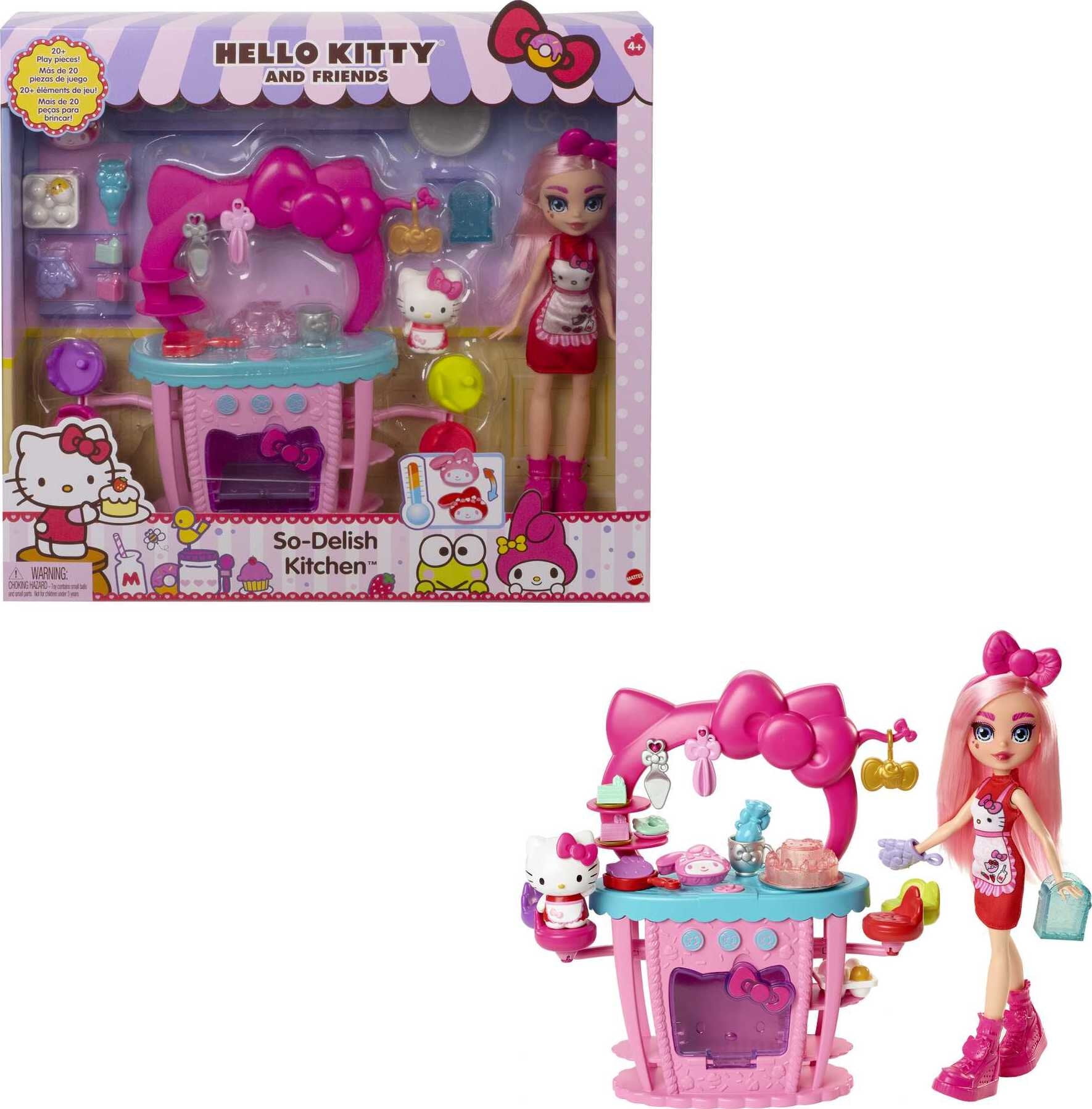 Hello Kitty VERY CUTE Apple Doll House with Kitty Figure