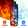 thumbnail image 5 of Goofa Colorful Potion Bottles Magic Print 18oz Sports Insulated Kettle With Straw Water Bottle Sports Water Bottle For Running Hiking Cycling Climbing Mans Womans, 5 of 7