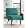 thumbnail image 1 of Lifestyle Solutions Chaise d'Appoint Dalton en Tissu Bleu Sarcelle, 1 of 5