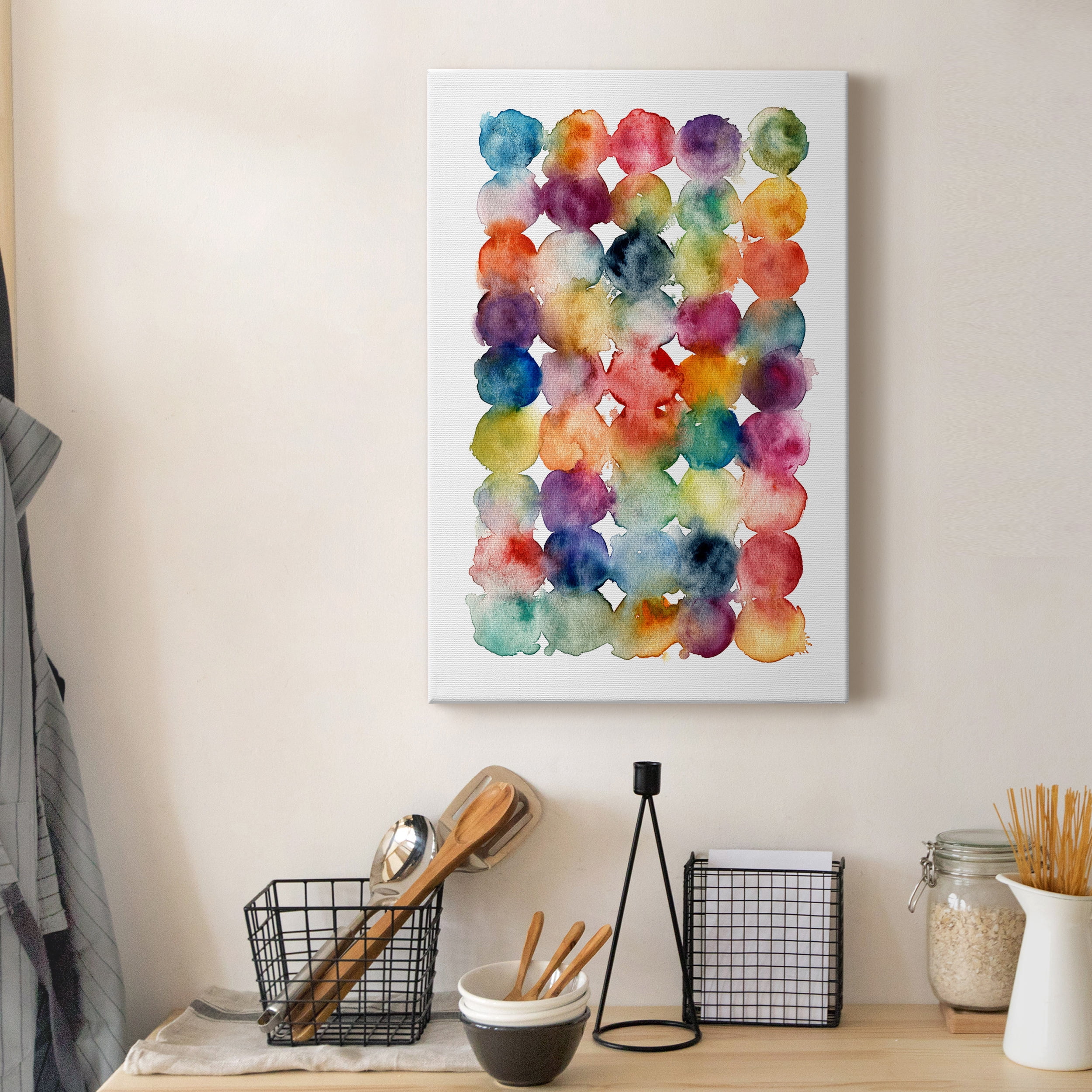 Spectrum Side by Side Premium Gallery Wrapped Canvas - Ready to Hang - 32 x 48