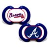 BabyFanatic Officially Licensed Pacifier 2-Pack - MLB Atlanta Braves