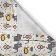 thumbnail image 3 of Ambesonne Cartoon Kitchen Curtains, Circus Animals Jumping Art, 55"x39", Multicolor, 3 of 3