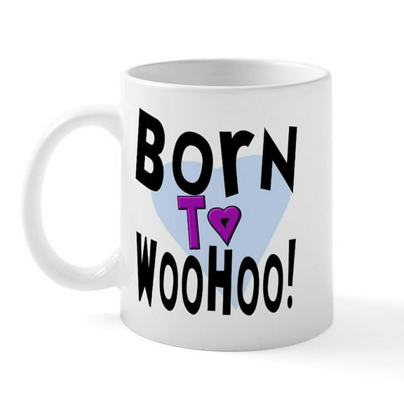 CafePress - Woohoo! Mug - 11 oz Ceramic Mug - Novelty Coffee Tea Cup