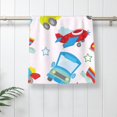 thumbnail image 5 of KLL Cute Transport Ultra Absorbent & Soft Hand Towels for Bath, Hand, Face, Gym and Spa-27.5x16in, 5 of 8