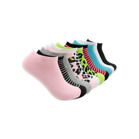 Betsey Johnson Women's Basic Low-Cut Socks, No-Show Liner Socks, 10 Pack