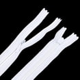thumbnail image 3 of 10 Unids / Lote 9.2 Pulgadas Cremalleras De Bobina De Nylon Cremalleras De Costura Para Manualidades De Costura A Medida Blanco Soledad Cremalleras de nylon de la bobina, 3 of 7