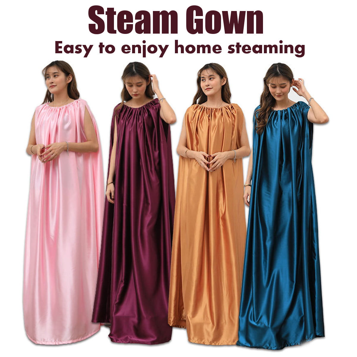 Full Body Cover Varies Colors Yoni  V-Steam GownRobe