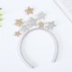 thumbnail image 1 of Diadema navideña Diadema de flores Linda diadema de estrella para fiesta o cumpleaños (oro + plata) 2 piezas, 1 of 5