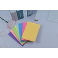thumbnail image 4 of (8 Pack) Notes Autocollantes Lignées pour Poteau, Bloc de Notes Autocollantes 8 Couleurs Son 4X6 Po, Autocollants de Poteau Brillants Grands Carrés Colorés pour Bureau, Maison, École, Réunion, 50 Feuilles/bloc, 4 of 6