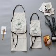 thumbnail image 5 of Adjustable parent-child apron with pockets, sleeveless and waterproof, children's size S, 5 of 5