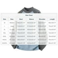 thumbnail image 2 of Men Color Block Crew Neck Raglan Long Sleeve Sweatshirt Casual Pullover Breathable Comfortable Loose Top, 2 of 2