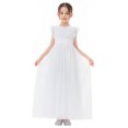 thumbnail image 4 of Ekidsbridal Ruffle Chiffon Flower Girl Dresses for Weddings Junior Bridesmaid Communion Baptism Gowns 822 12, 4 of 6