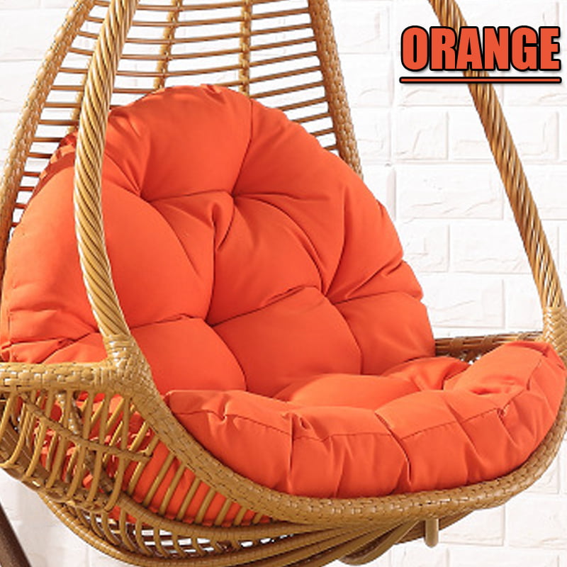 Thicken Swing Chair Egg Chair Cushion hook.s Hanging Relax Chair Pads Outdoor Wicker Rattan Hanging Seat Cushion Hanging Basket Seat Pad For for Indoor Only Cushion