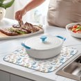 thumbnail image 2 of Princess Pattern Dish Drying Mat for Kitchen 1 Pack, Ultra Absorbent Microfiber Dishes Drainer Mats,16"x18", 2 of 6