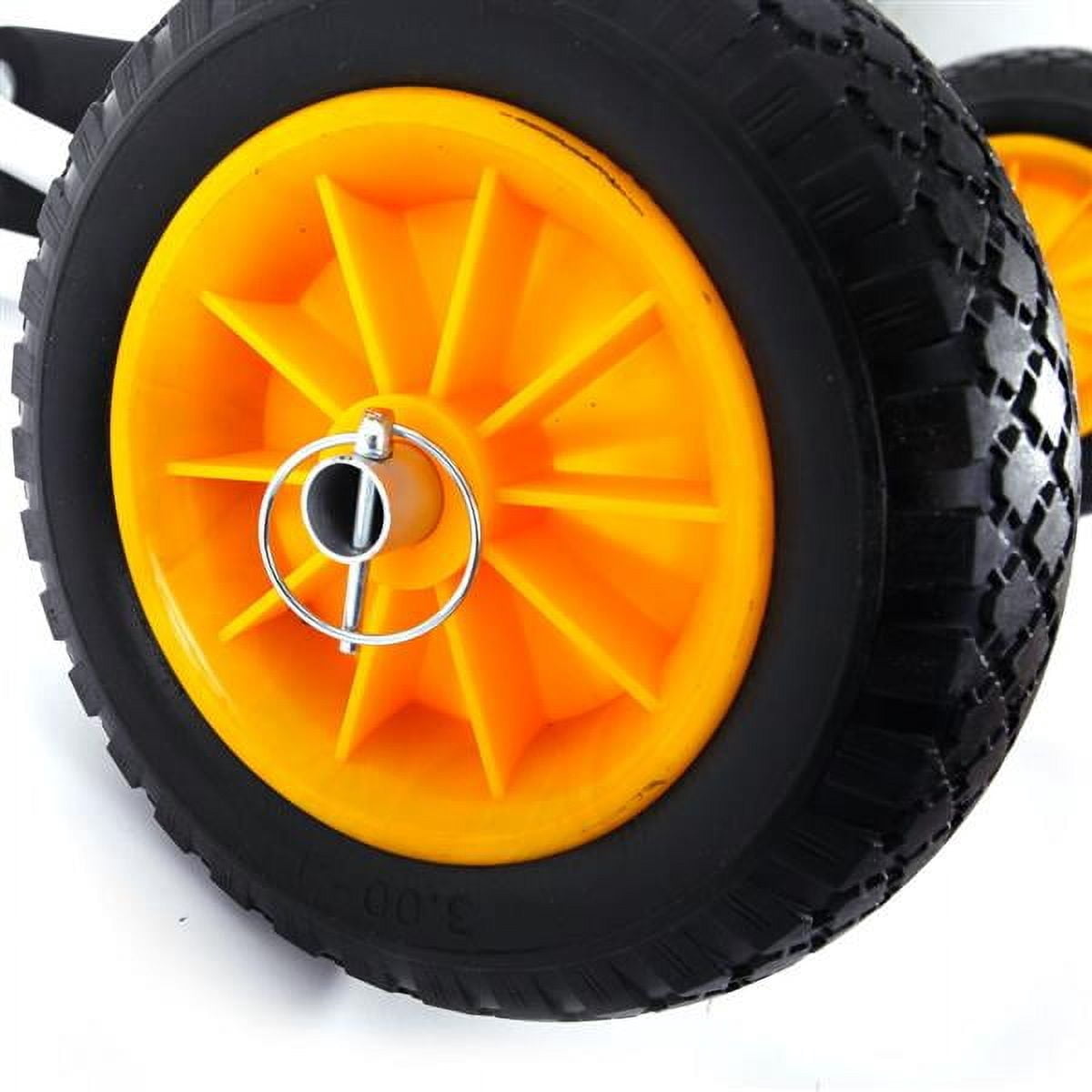 Kayak Cart Canoe Dolly Fishing Kayak Accessories Carrier Foldable Paddle Board Trolley Boat Trailer Transport with NO-Flat