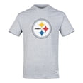 thumbnail image 3 of NFL Playera Aficionado Básica Pittsburgh Steelers Gris para Hombre, Talla Chica, 3 of 9
