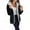 Black, variant on Clearance LYXSSBYX Women Long Sleeve Shacket Jacket Hot Sale Clearance Fashion Women Winter Thicken Coats Long Sleeve Warm Jacket Outerwear Zipper Coat