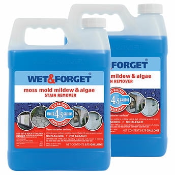 Wet & Forget Moss, Mold, Mildew & Algae Stain Remover 0.75-gallon, 2