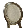 thumbnail image 2 of Benzara BM131975 Siobhan Transitional Side Chair, Cream - Set of 2, 2 of 4