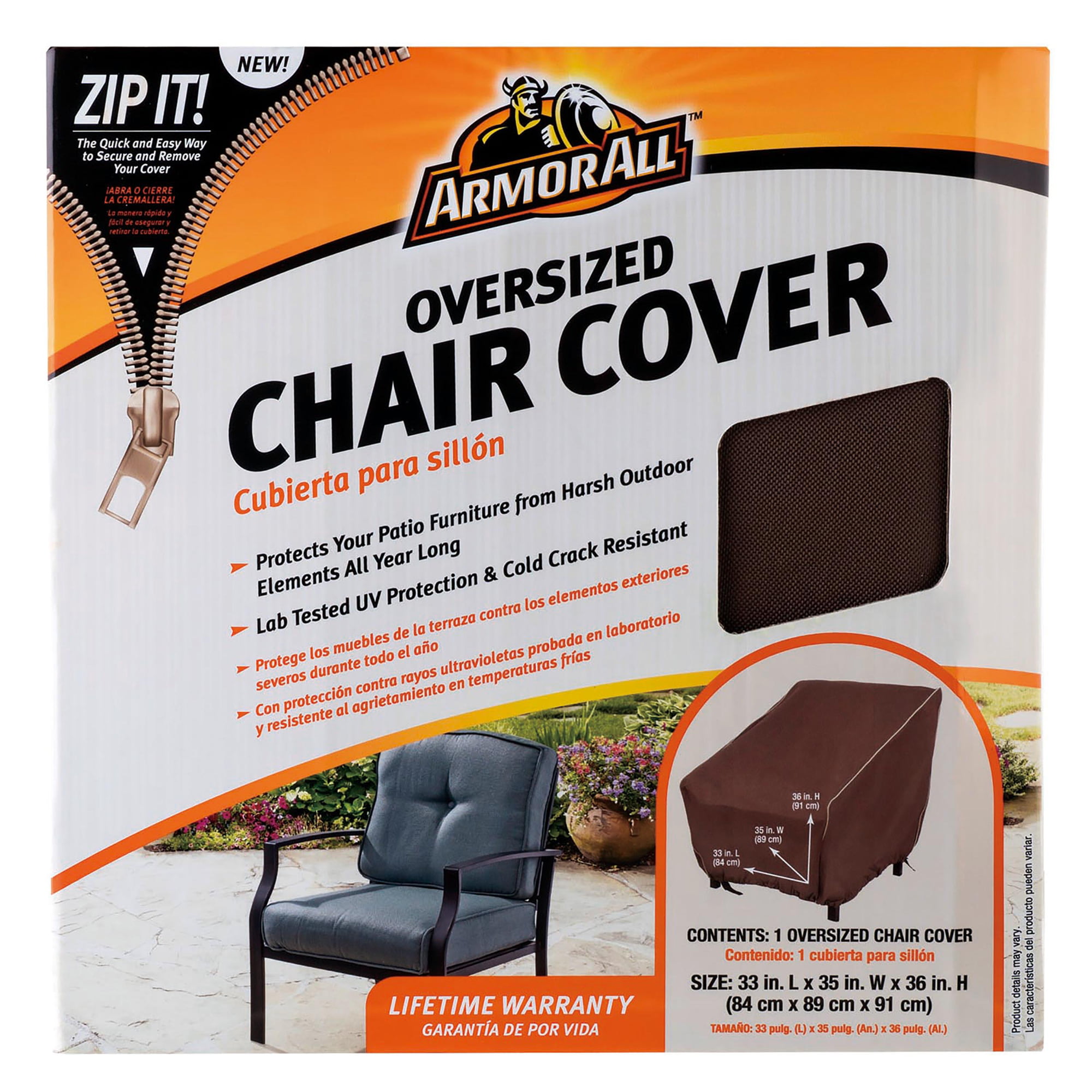 DELUXE Patio Armor Rectangular Table and Chair Set Cover 117" L x 76” W x 27”H 