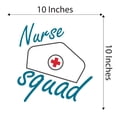 thumbnail image 4 of Girls Nurse Squad Cute Girly Wall Decal Decoration Nursing Medical Health Caretaker Vinyl Decal Lasts Years and Easily Removable - Size: 10 In(W) x 10 In(H), 4 of 5