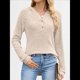 thumbnail image 4 of Camisetas de Larga para Mujer, Sudaderas con Capucha de Moda con Bolsillo de Canguro, Sudaderas de Otoño Albaricoque L, 4 of 8