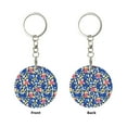 thumbnail image 2 of Naloa Cute Popcorn Print Round Keychain Keychain Key Ring, Key Tag, Key Chain Bulk for Gift Accessories (Round), 2 of 7