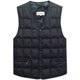thumbnail image 2 of Chaleco sin mangas para hombres de mediana edad y mayores, ropa de invierno con cuello en V, chaleco de plumas cálido para hombres de mediana edad, atuendo de papá, 2 of 2