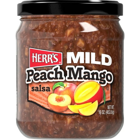 Herr's Mild Peach Mango Salsa, 16 oz