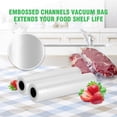 thumbnail image 2 of 8" x 16' in Vacuum Sealer Bags Roll Food Seal Bag Embossed for FoodSaver Storage, 2 of 6