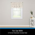 thumbnail image 3 of Mainstays 7/16" Petite Café Metal Curtain Mounting Brackets, Set of 2, Brass, 3 of 6